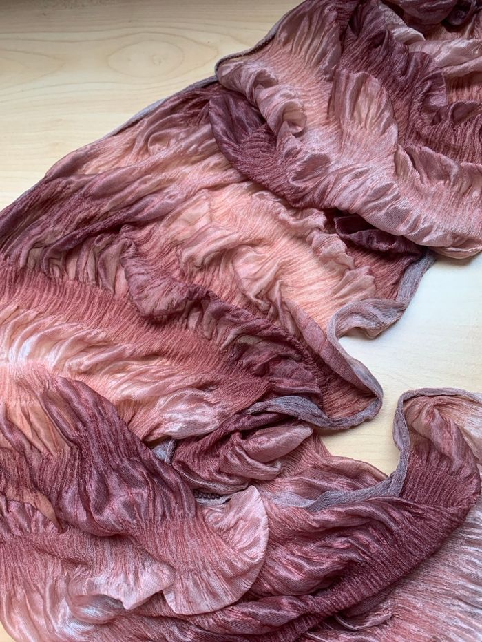 Écharpe fine et douce marron - photo numéro 2