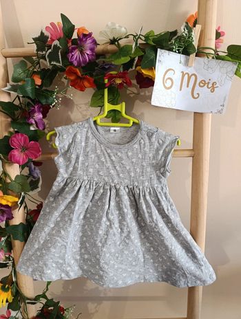 Robe légère grise 6mois
