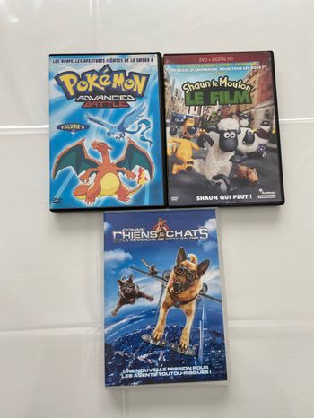 Lot 3 DVD enfants