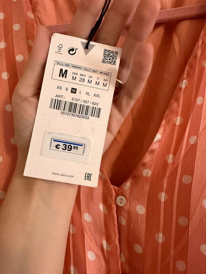 Robe à pois Zara - photo numéro 2