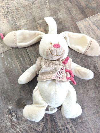 Peluche lapin musical 