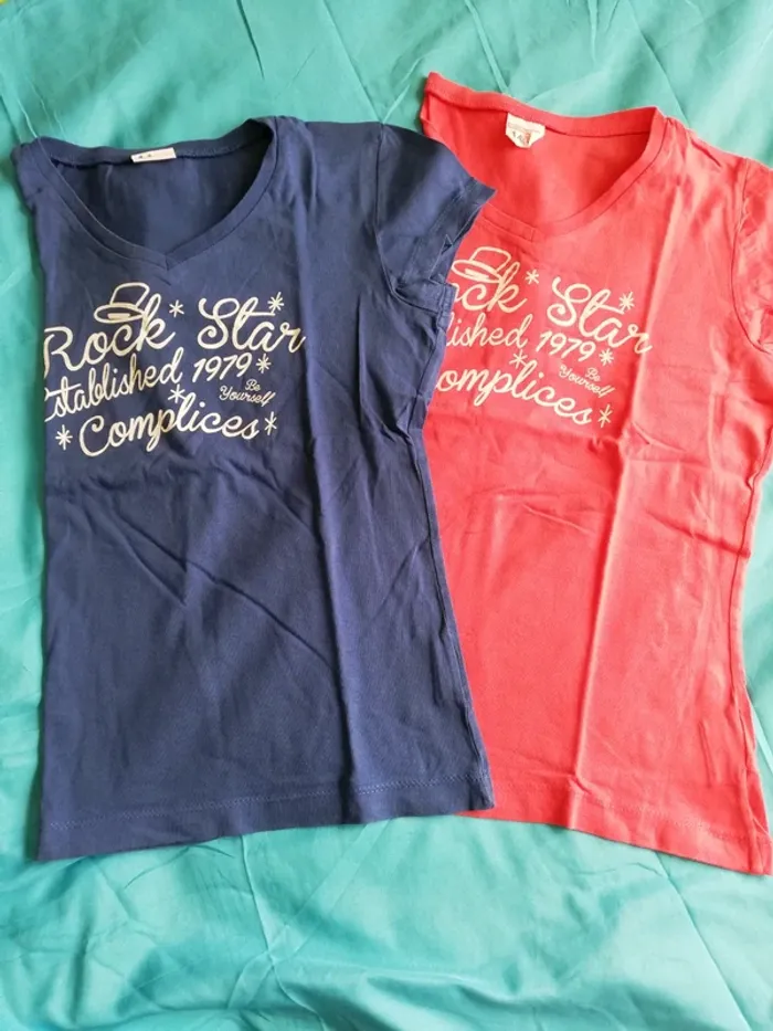 Lot de t-shirts complices fille
