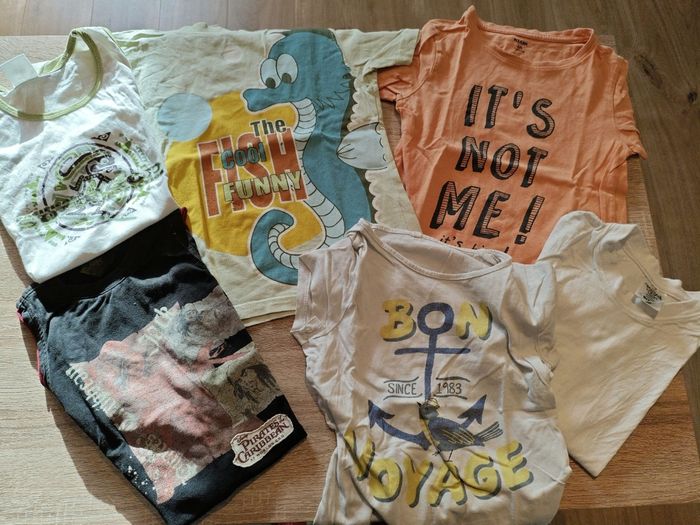 Lot de 6 t-shirts manches courtes