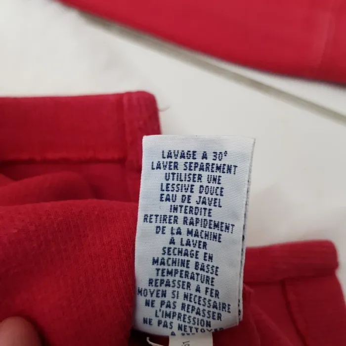 Pull Camionneur half demi zip Ralph Lauren M Rouge - photo numéro 7