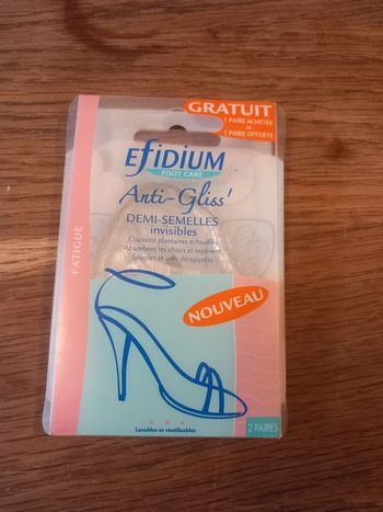 Demi semelle invisible