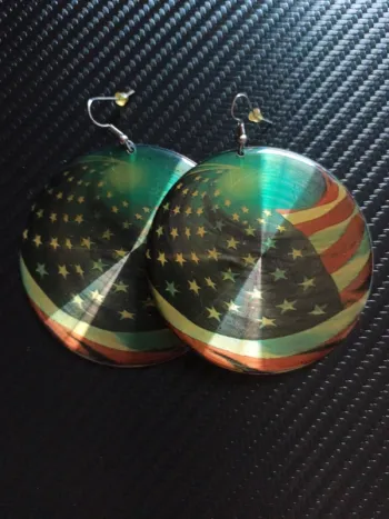 Boucles d'oreilles USA
