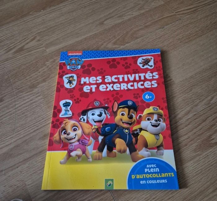 Livre d'activité Pat Patrouille 6ans