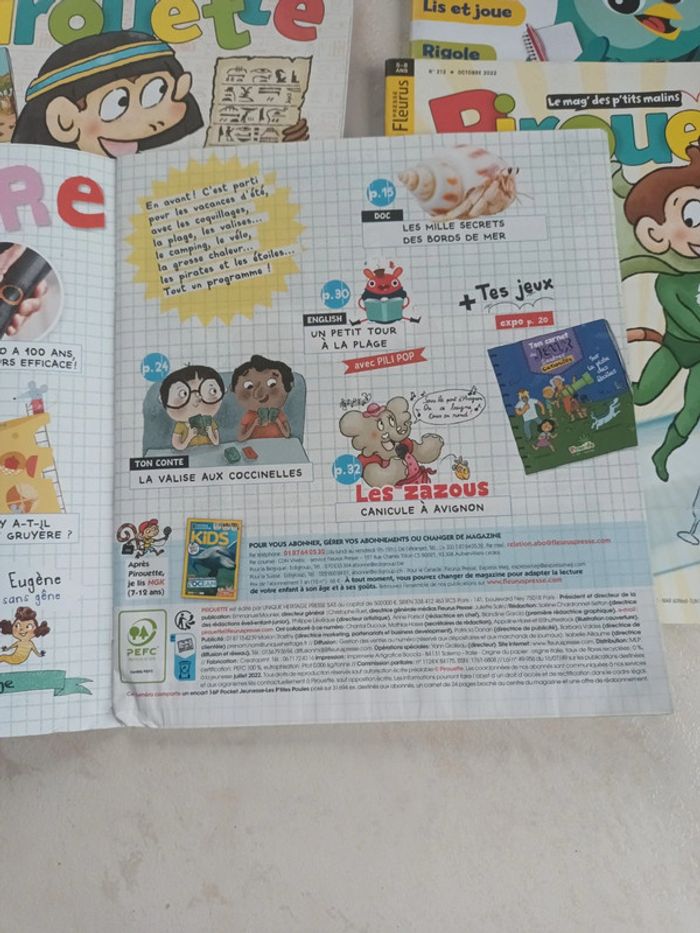Lot de 10 magazines Pirouette pour enfants de 5 à 8 ans - photo numéro 6
