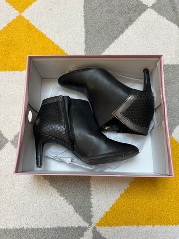 Bottines à talons en cuir Texto Taille 37
