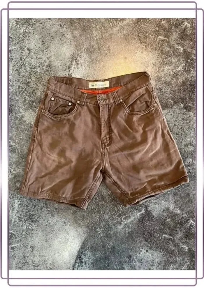Short jean marron homme WindRiver 32x30 Pantaloncini carpentiere uomo Zimmermannsshorts Herren
