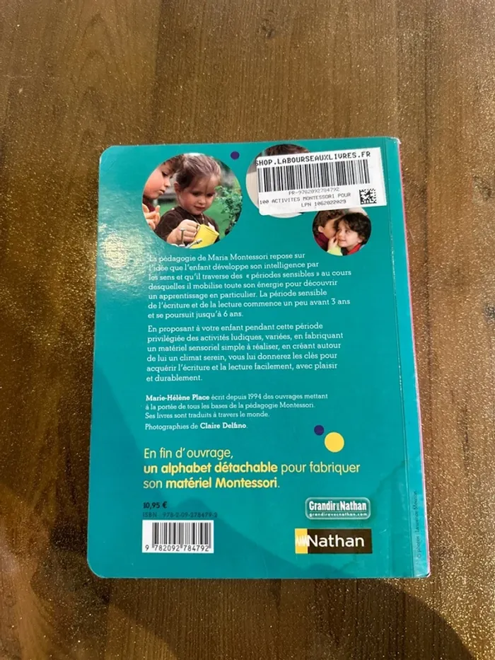 Livre sans activité Montessori pour préparer mon enfant, à lire et à écrire - photo numéro 3