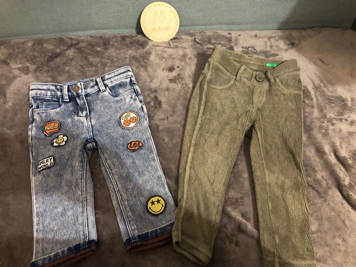 Lot de 2 pantalons en bon état