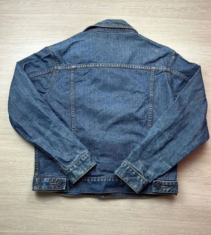 Veste en Jean Vintage Benetton Denim Bleu Brut – Taille M - photo numéro 2