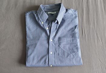 Vêtement Homme Chemise bleu à carreaux Tommy Hilfiger taille XL 17 1/2 36-37 #Retrostreet