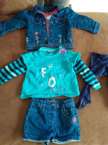 Ensemble 9 mois la compagnie des petits, collants 17.18