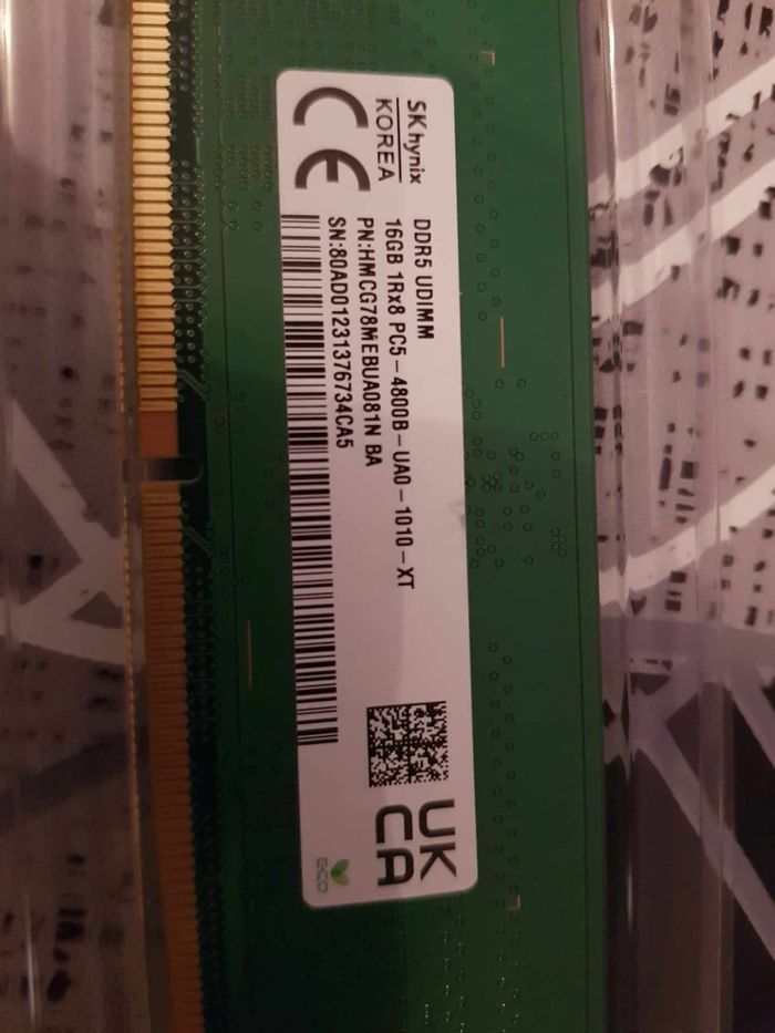 Barrettes de Ram DDR5 4x16GB 4800B Hynix - photo numéro 3