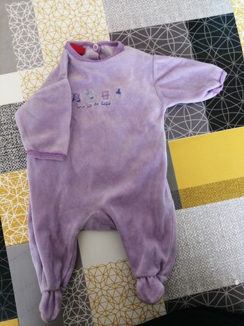 Pyjama 1mois violet