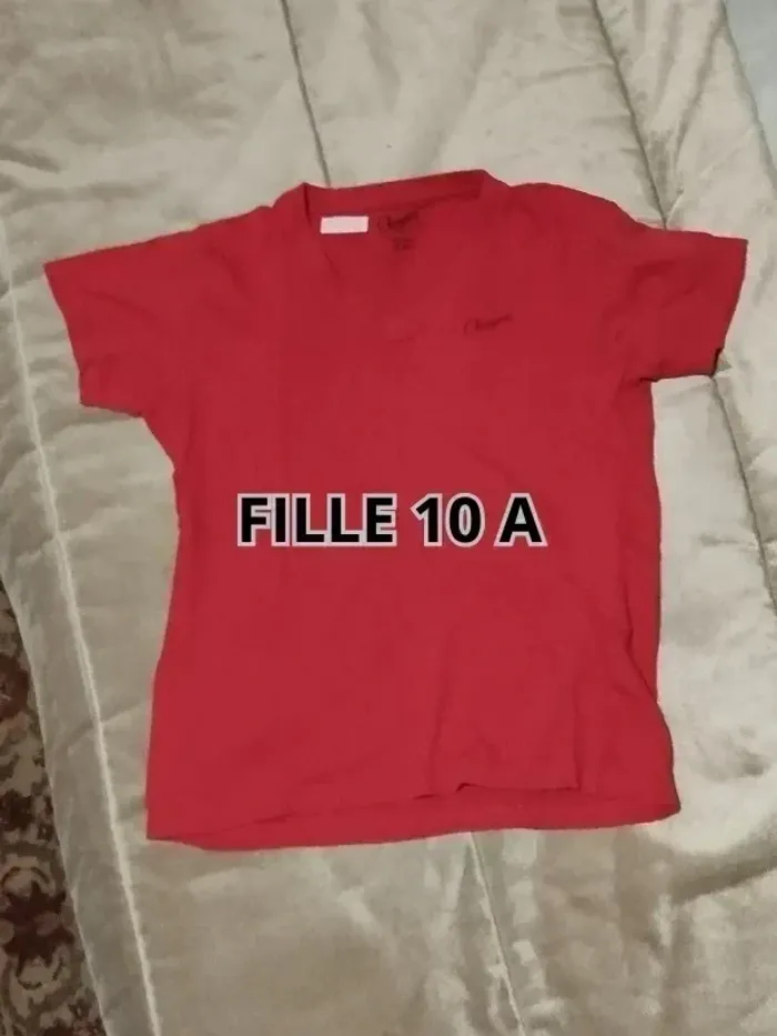 Tshirt rouge Chevignon fille 10 ans - photo numéro 10