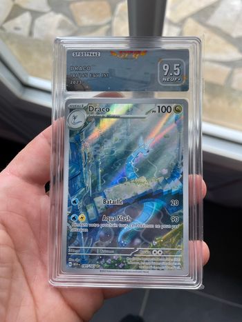 Pokémon carte gradée Draco AR 151 Fr SFG 9.5