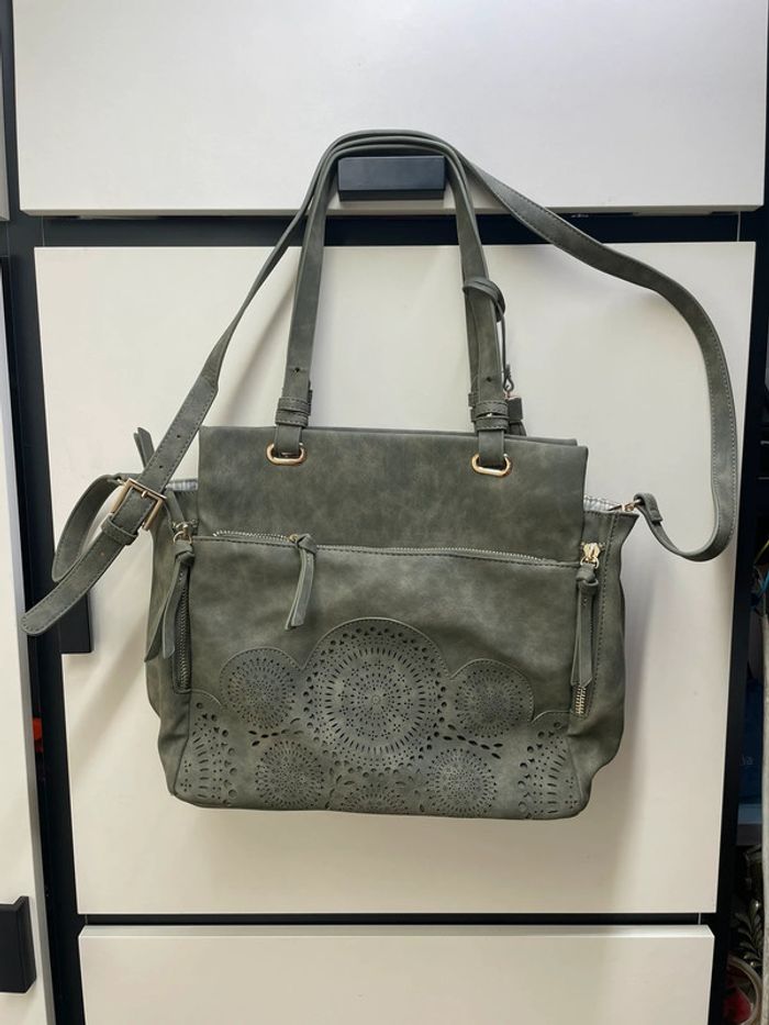 Sac à main kaki