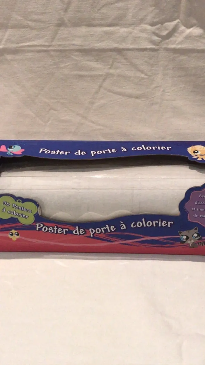 Poster de porte à colorier petshop - photo numéro 2