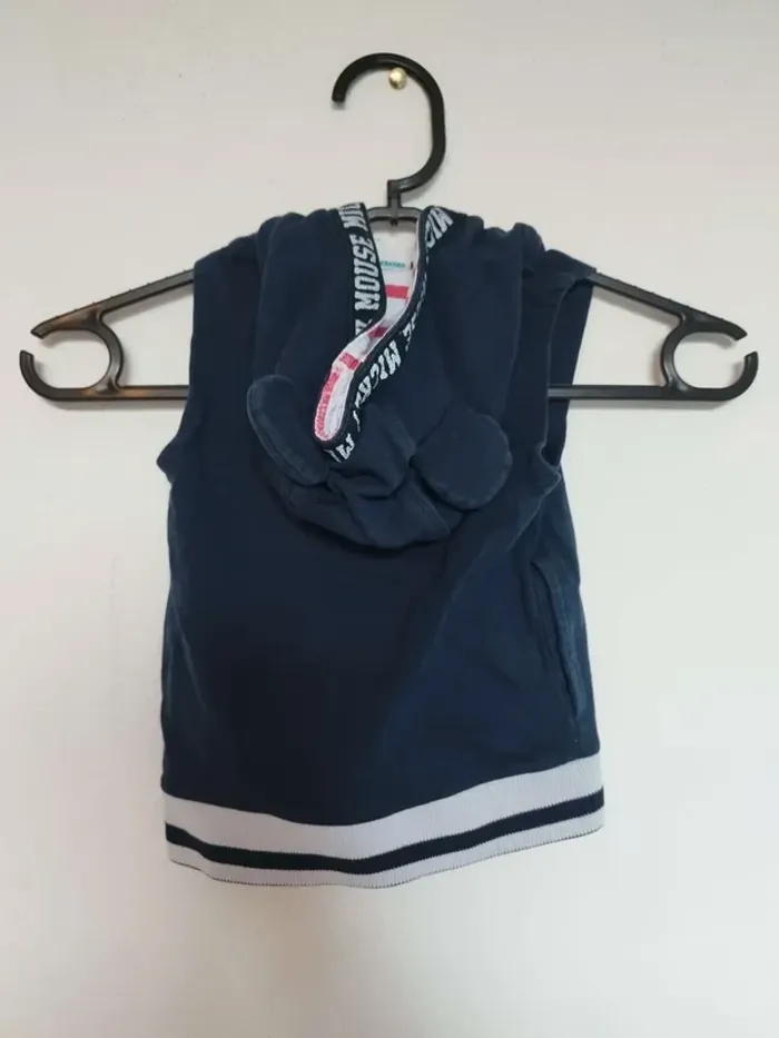 veste mickey sans manche à capuche Orchestra bébé garçon 9 mois - photo numéro 2