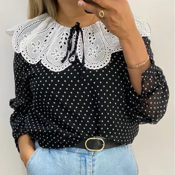 Blouse Claudie Pierlot  Avec Col Claudine Taille 36-38