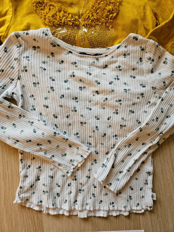 Lot 3 haut Okaidi fille 36 mois - photo numéro 2