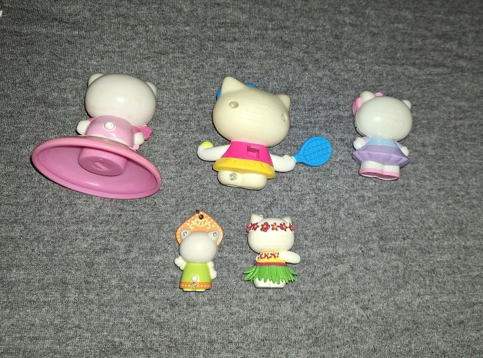 Lot de 5 jouets hello kitty - photo numéro 2