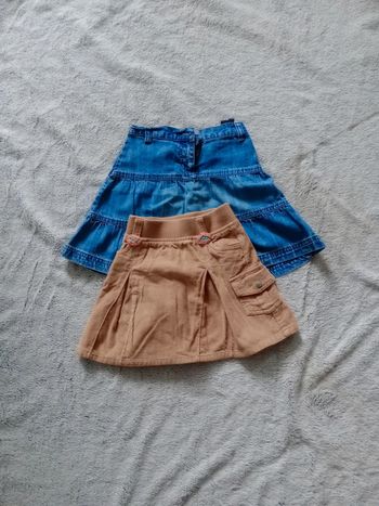 Jupes 3 ans lot de 2 c57