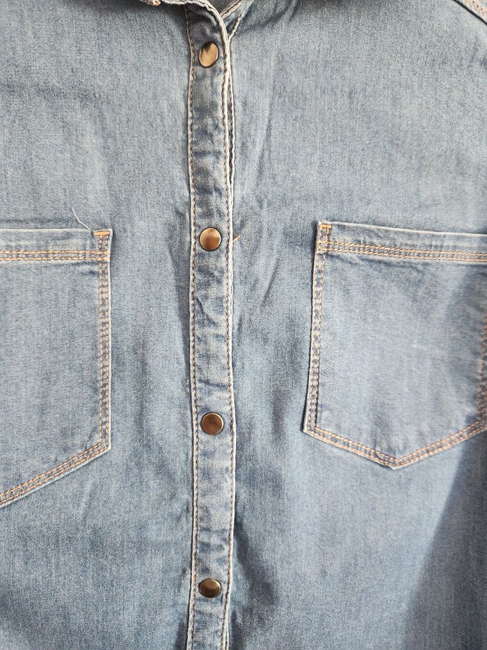 Chemise en jean Grain de Malice – T.38 – Parfait état 💙 - photo numéro 3