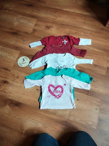 Lot tee-shirts manches longues