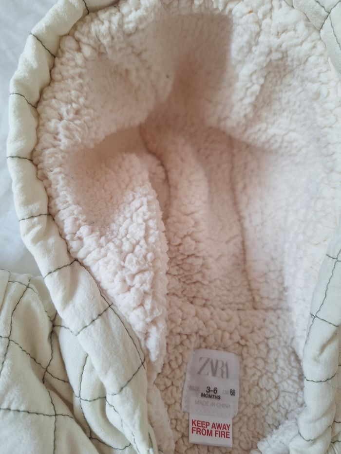 Manteau intérieur molletonné Zara 6 mois - photo numéro 3