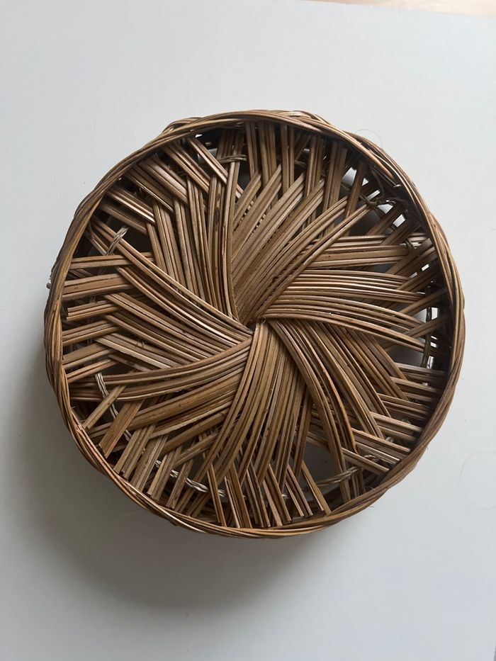 Corbeille ronde osier - photo numéro 2