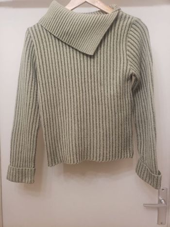 Pull col roulé femme