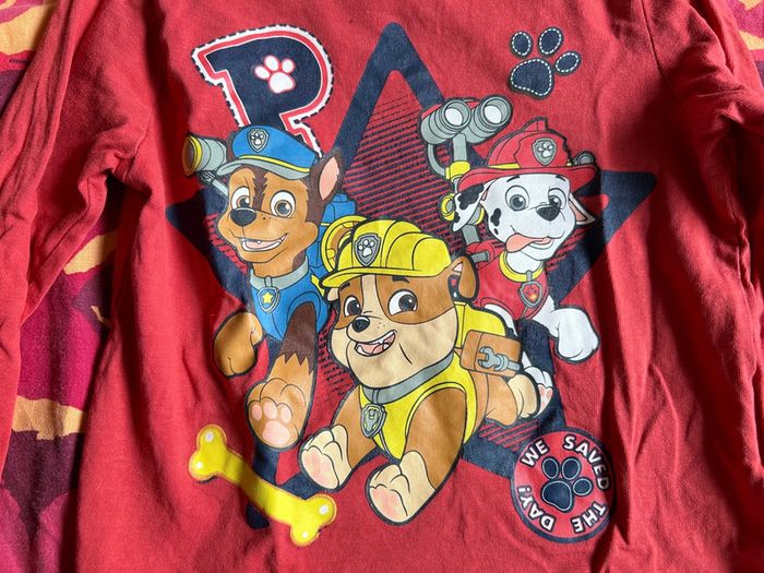 Tee shirt manches longues pat patrouille 3 ans - photo numéro 2