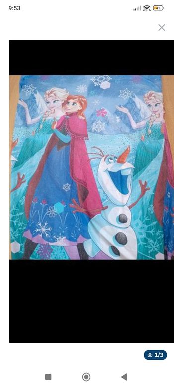 Housse de couette et d'oreiller Reine des neiges 