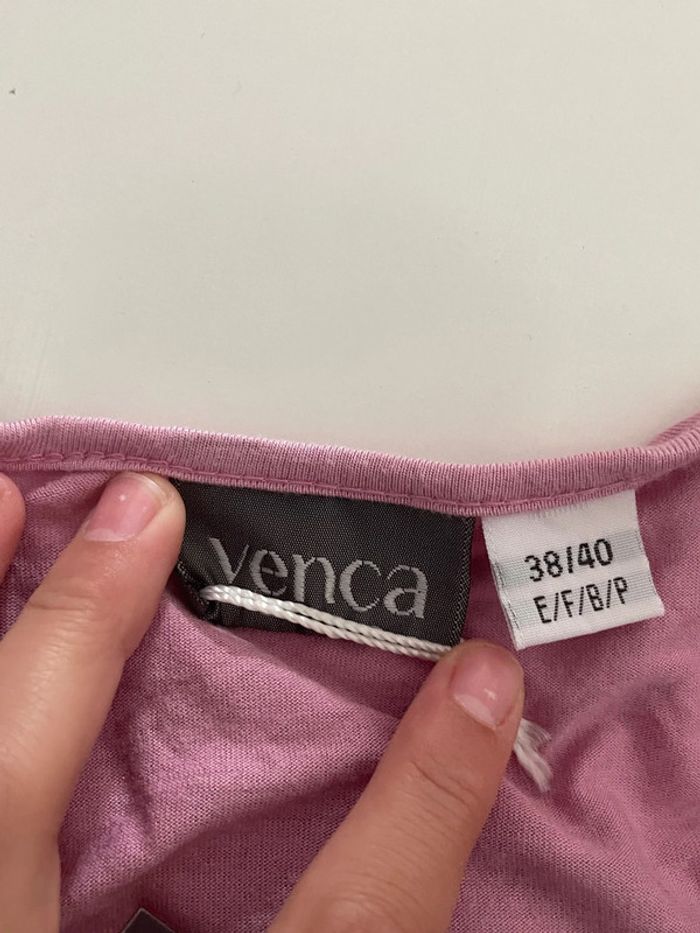 TEE shirt manche courte taille 38/40 marque venca neuf - photo numéro 5