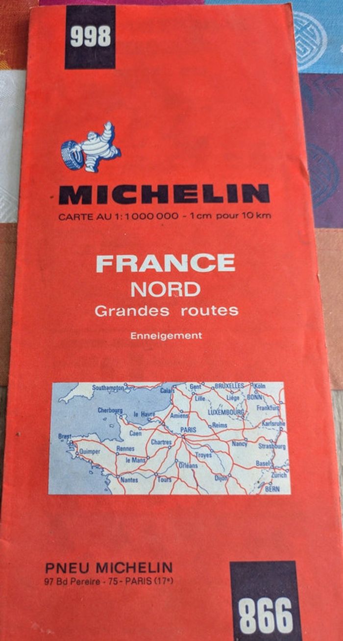 Carte Michelin France nord - photo numéro 2