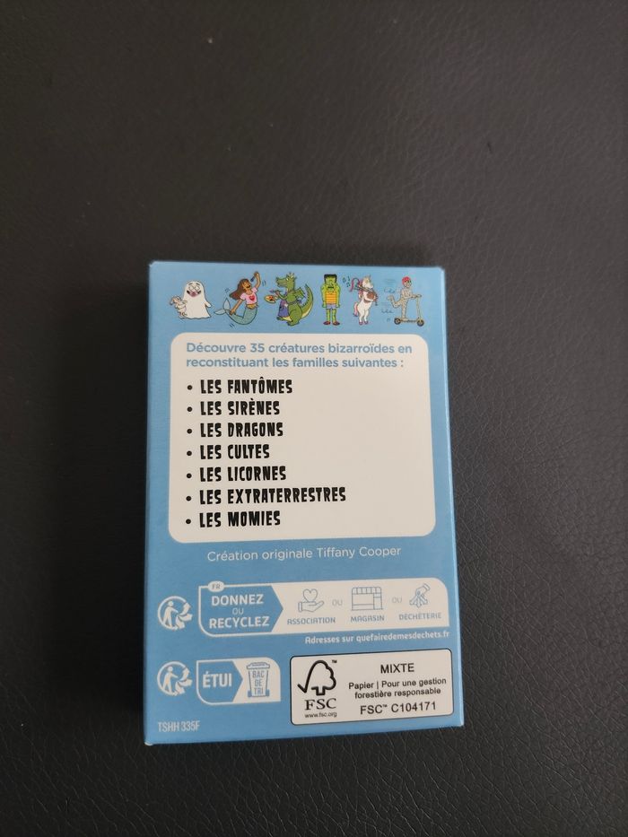 Jeu 7 familles enfant créatures bizarroides mcdo - photo numéro 9