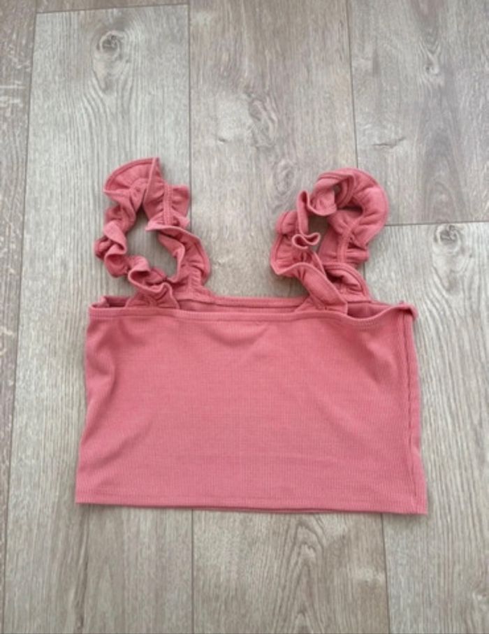 Crop top corail - photo numéro 2