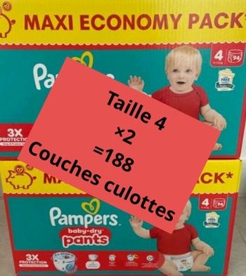 Pampers taille 4 pant