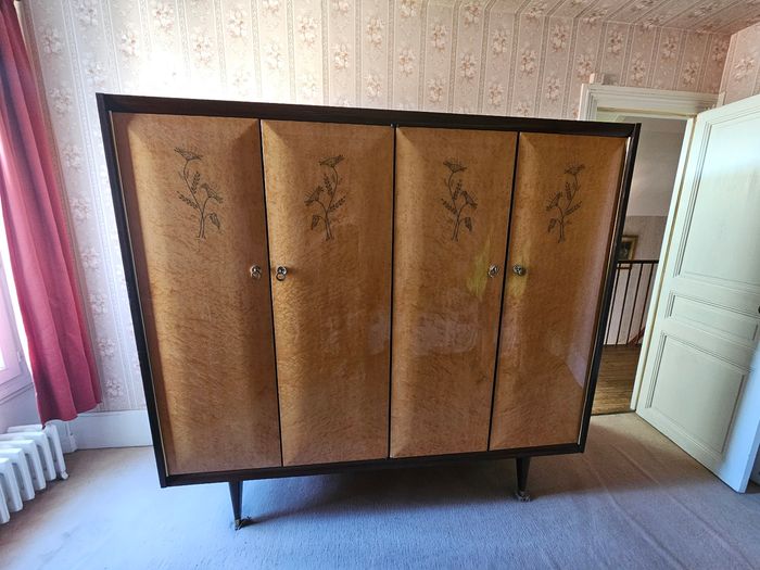 Meuble dressing en merisier