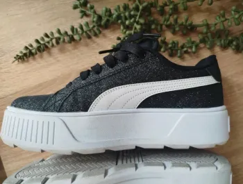 Basket noires plateforme Puma femme