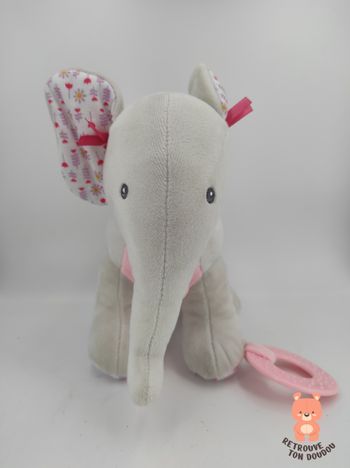 Doudou d'activités Eléphant Eglantine Baby Nat'