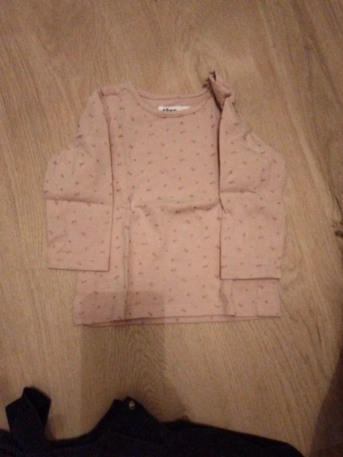 Robe velours et t-shirt ML 9 mois - photo numéro 5