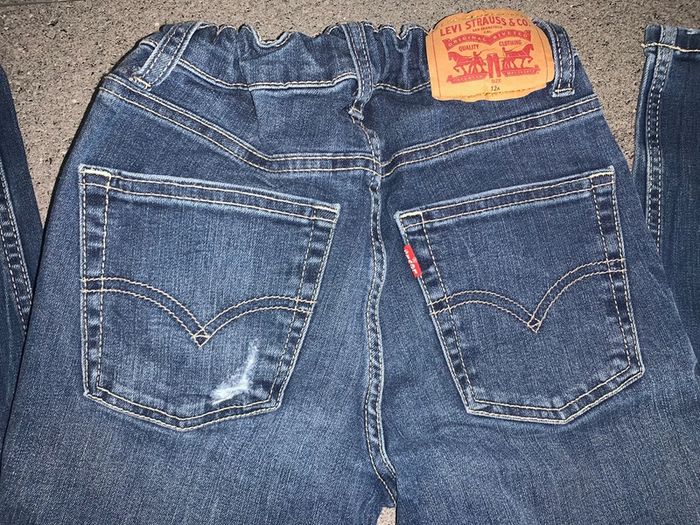 Jean Lévis 510 skinny 12 ans tbe peu porté - photo numéro 4