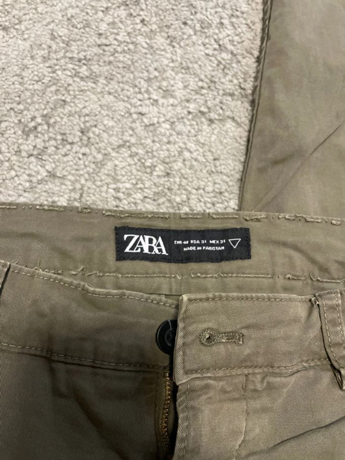 Pantalon chino kaki homme zara taille 40 - photo numéro 7