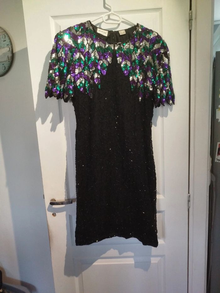 Robe Denise Elle Noir pailleté xl