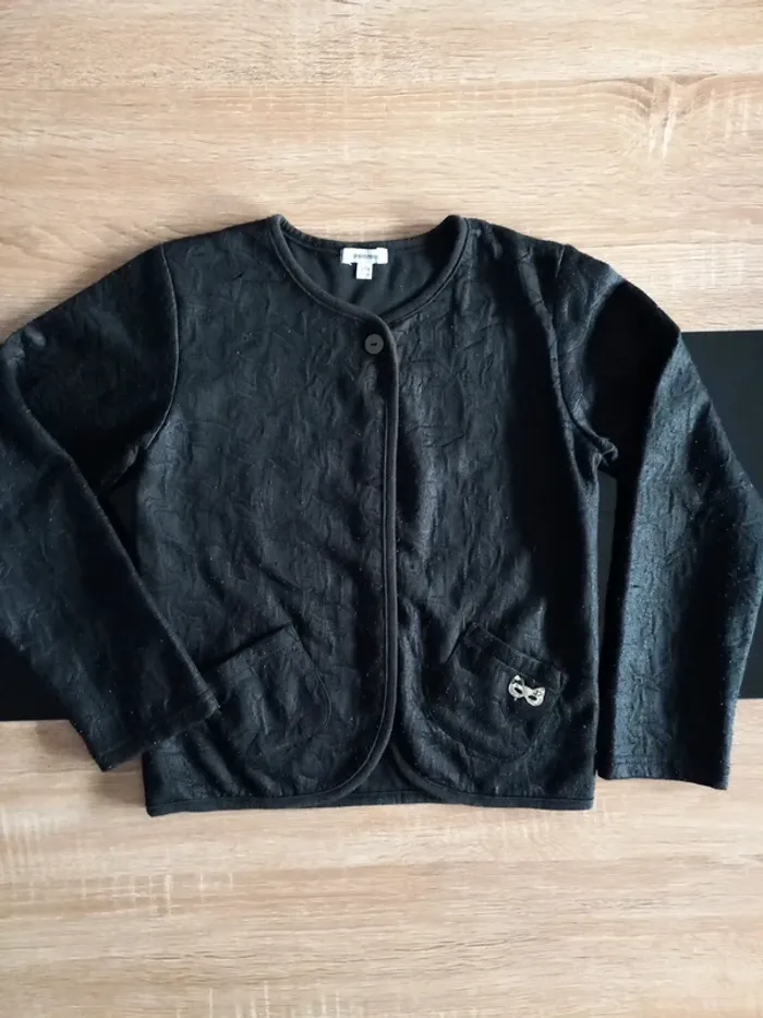 Gilet noir 9/10 ans - photo numéro 3